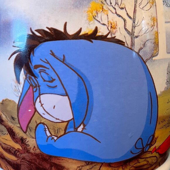 DISNEY STORE Winnie-the-Pooh Eeyore & Red Balloon Mug ~ A.A. Milne ~ Piglet - Picture 4 of 13